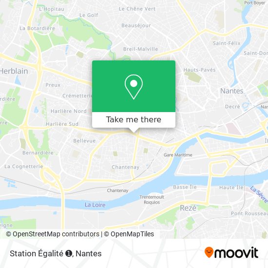 Station Égalité ➊ map