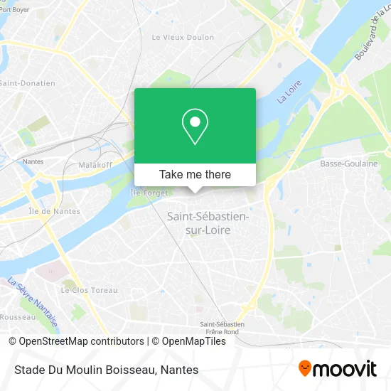 Mapa Stade Du Moulin Boisseau