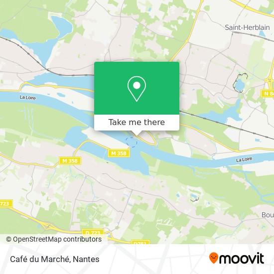 Mapa Café du Marché