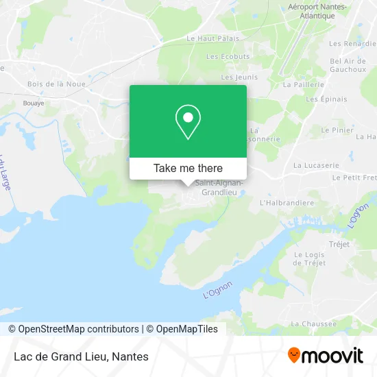 Mapa Lac de Grand Lieu