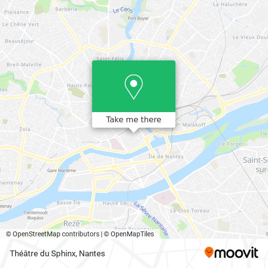 Théâtre du Sphinx map