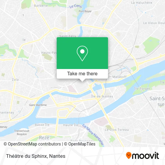 Théâtre du Sphinx map