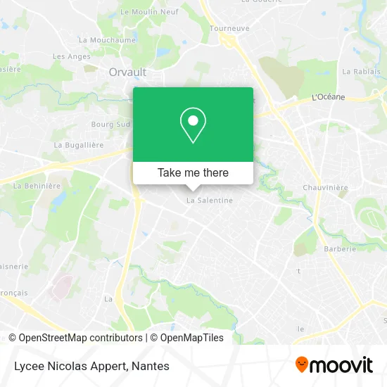 Lycee Nicolas Appert map