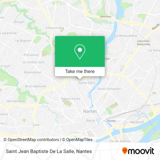 Saint Jean Baptiste De La Salle map