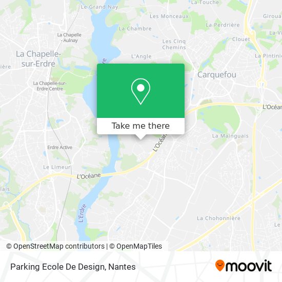 Parking Ecole De Design map