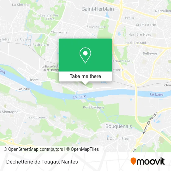 Déchetterie de Tougas map