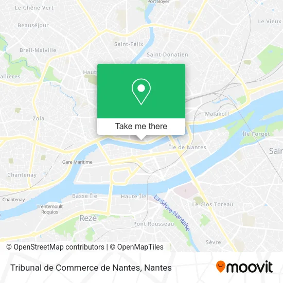 Tribunal de Commerce de Nantes map