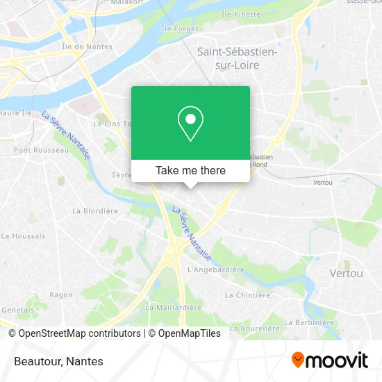 Mapa Beautour