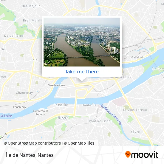 Île de Nantes map