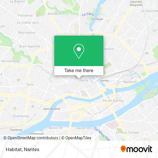 Habitat map