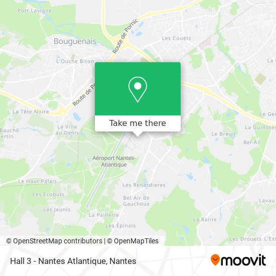 Hall 3 - Nantes Atlantique map