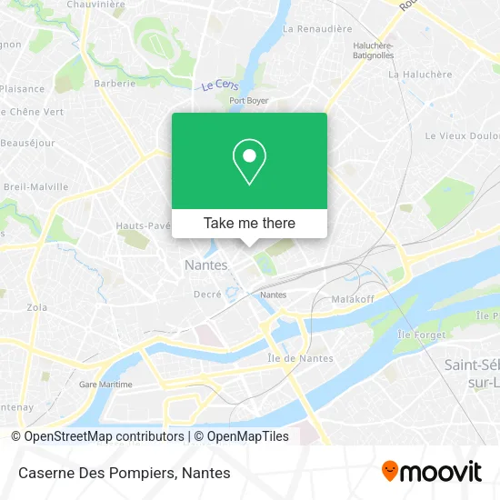 Caserne Des Pompiers map