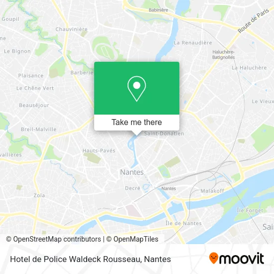 Mapa Hotel de Police Waldeck Rousseau