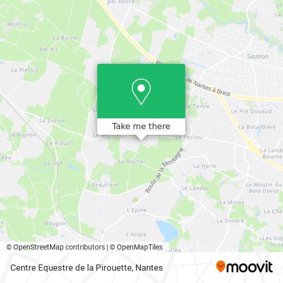 Centre Equestre de la Pirouette map