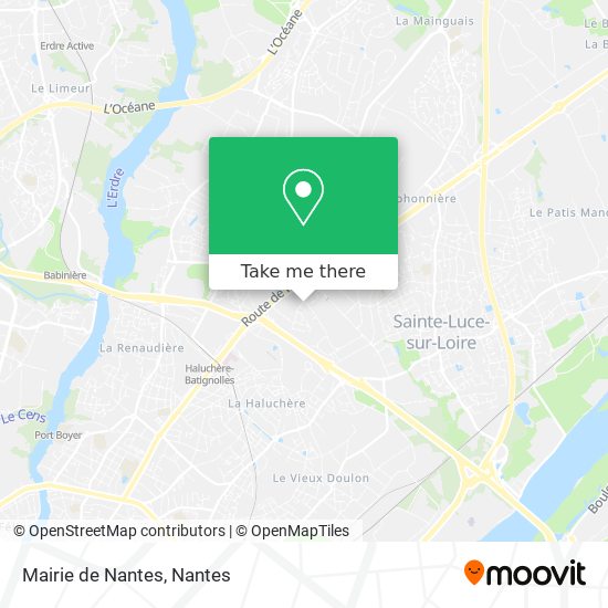 Mairie de Nantes map