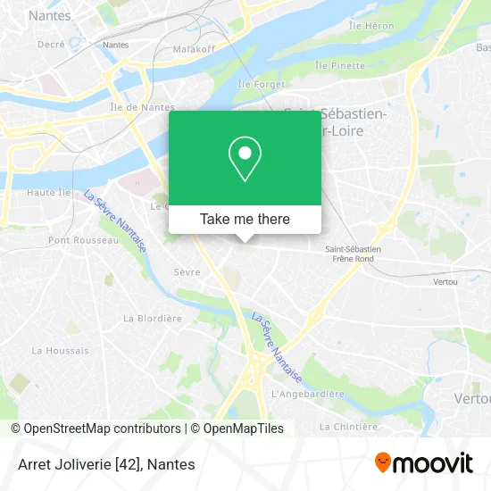 Mapa Arret Joliverie [42]