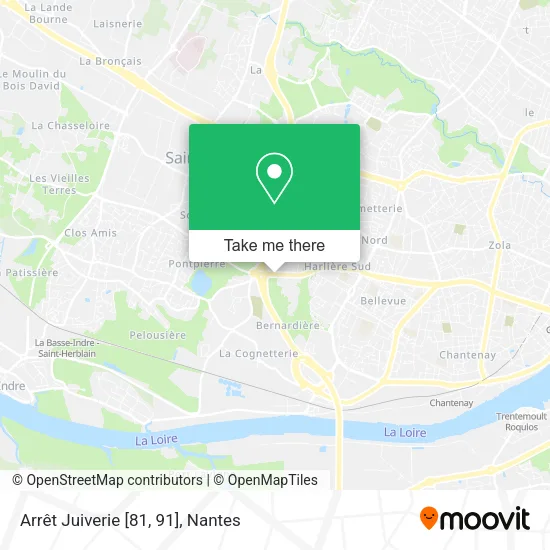 Arrêt Juiverie [81, 91] map