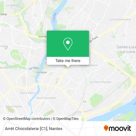 Mapa Arrêt Chocolaterie [C1]