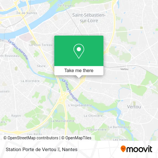 Station Porte de Vertou ➍ map
