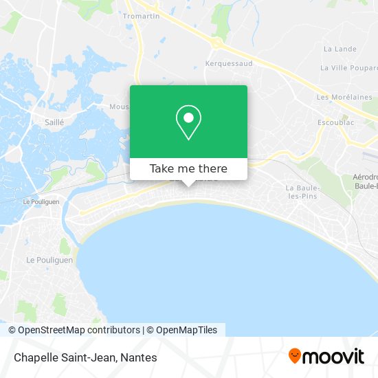 Mapa Chapelle Saint-Jean