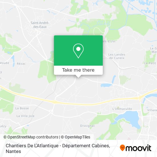 Chantiers De L'Atlantique - Département Cabines map