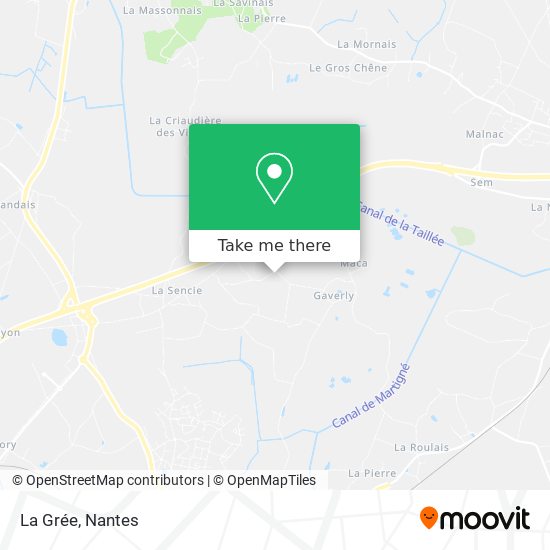 La Grée map