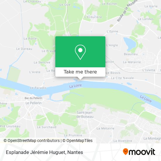Esplanade Jérémie Huguet map
