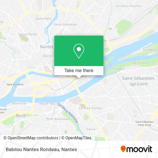 Mapa Babilou Nantes Rondeau
