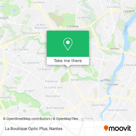 La Boutique Optic Plus map