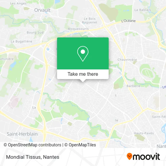 Mondial Tissus map