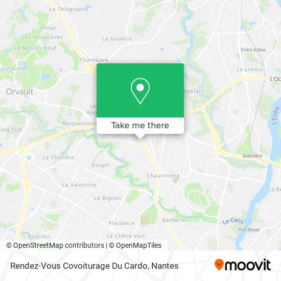 Rendez-Vous Covoiturage Du Cardo map