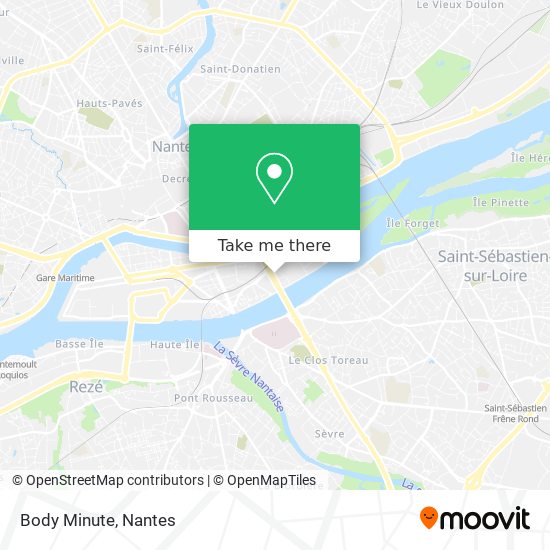 Body Minute map