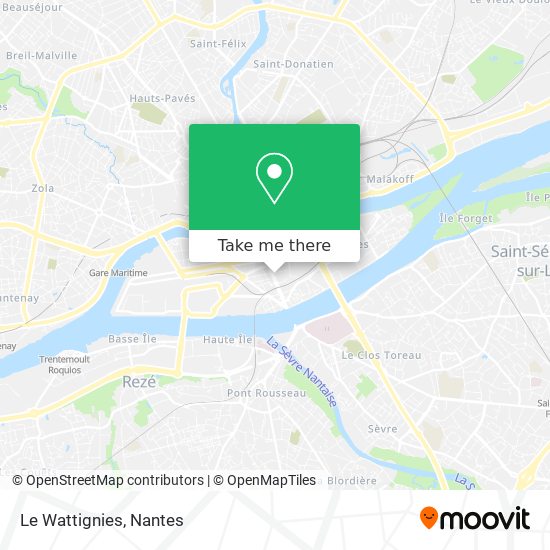 Le Wattignies map