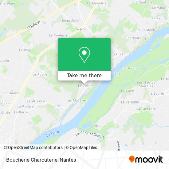 Mapa Boucherie Charcuterie