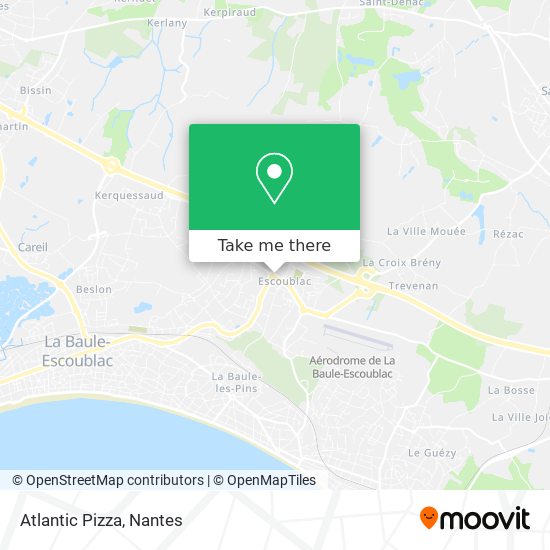 Mapa Atlantic Pizza