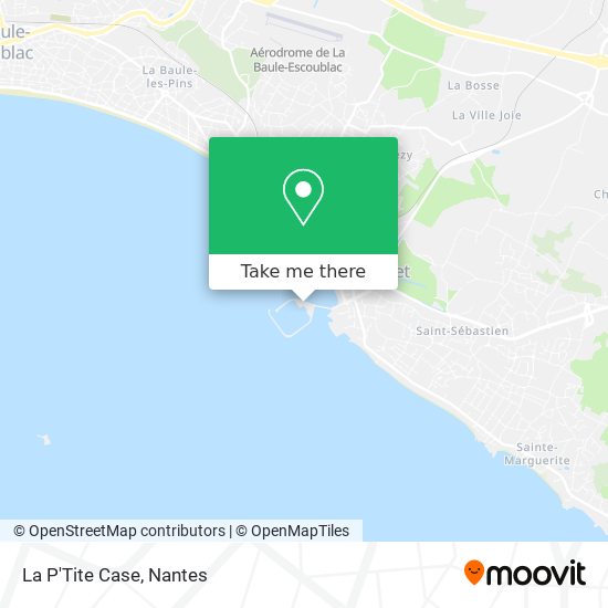 La P'Tite Case map