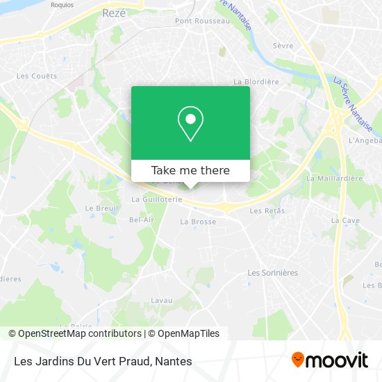 Les Jardins Du Vert Praud map