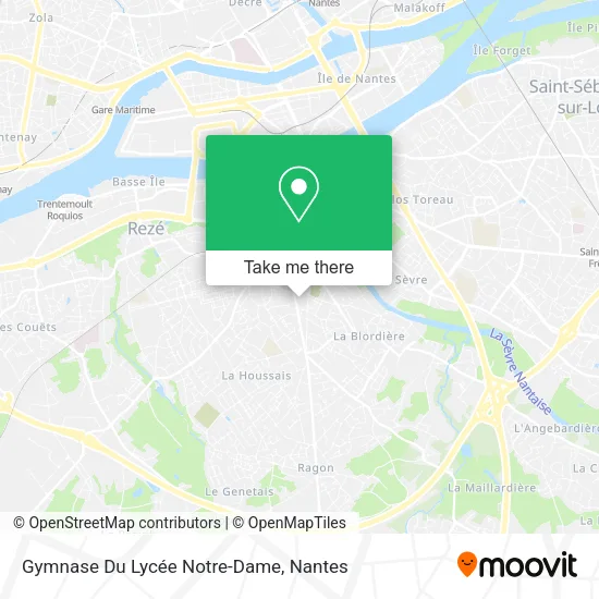 Gymnase Du Lycée Notre-Dame map
