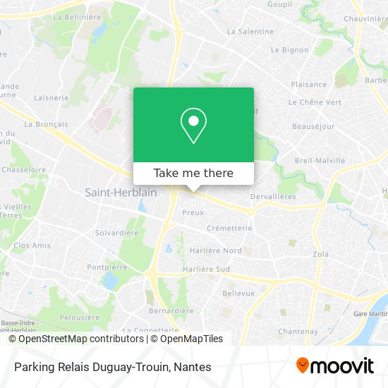 Parking Relais Duguay-Trouin map