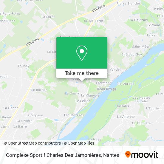 Mapa Complexe Sportif Charles Des Jamonières