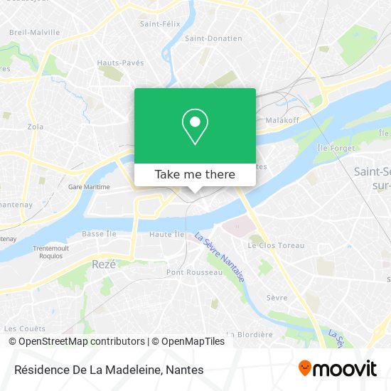 Résidence De La Madeleine map