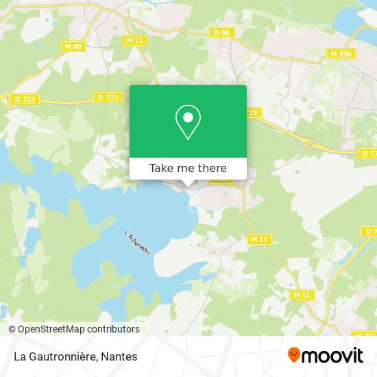 La Gautronnière map