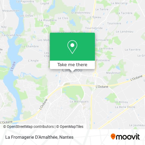 La Fromagerie D'Amalthée map
