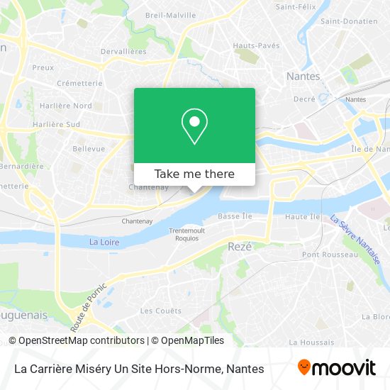 La Carrière Miséry Un Site Hors-Norme map