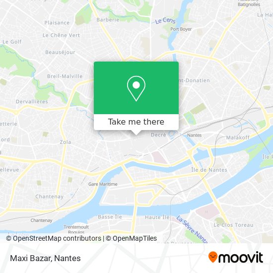 Maxi Bazar map