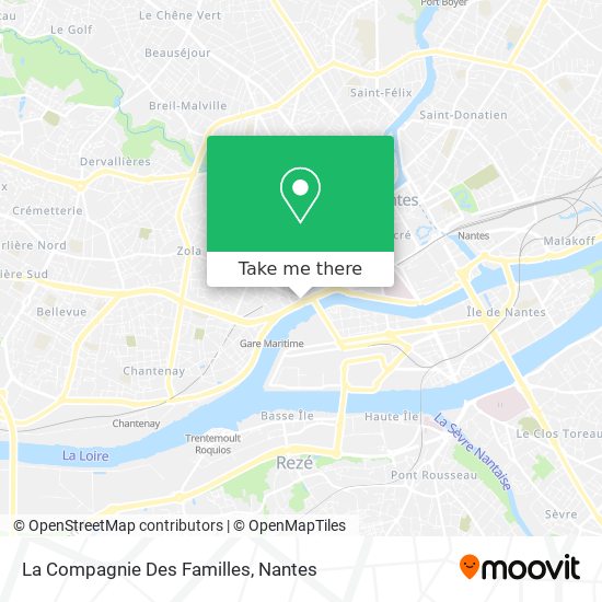 La Compagnie Des Familles map