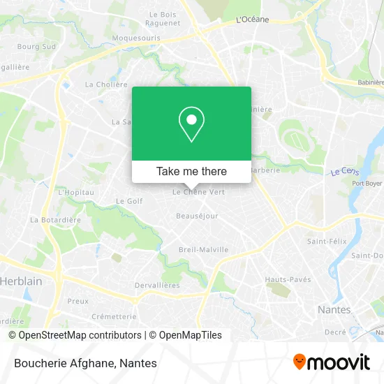 Mapa Boucherie Afghane