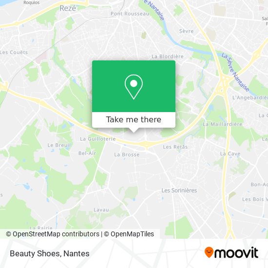 Beauty Shoes map