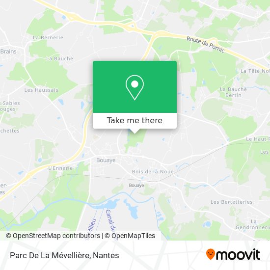 Parc De La Mévellière map