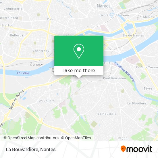 La Bouvardière map